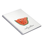 キッズモダン先生手描きスイカ果実 ノートブック (右側)