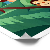 キッズモンキーズアートプリント ポスター (角)