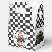 キッズモンスタモダンートラックバースデーパーティー フェイバーボックス (オープン)