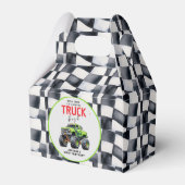 キッズモンスタモダンートラック誕生日パーティー フェイバーボックス (裏面サイド)