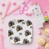 キッズモンスタートラックラリー誕生日パーティー ペーパープレート (パーティー)