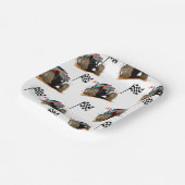 キッズモンスタートラックラリー誕生日パーティー ペーパープレート (傾斜あり)