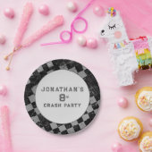 キッズモンスタートラックラリー誕生日パーティー ペーパープレート (パーティー)