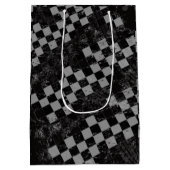 キッズモンスタートラックラリー誕生日パーティー ミディアムペーパーバッグ (裏面)