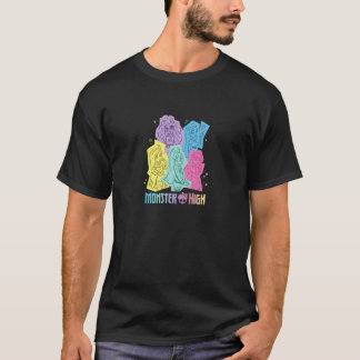 キッズモンスターハイパステルグループ Tシャツ