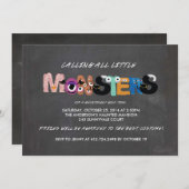 キッズモンスターハローウィンパーティ招待状 招待状 (正面/裏面)