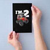 キッズモンスター消防車2ndバースデーボーイ2幼児 チラシ (ハンドル)