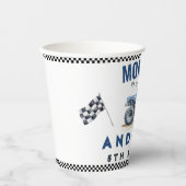 キッズモンモダンスターお祝いトラック誕生日 紙コップ (正面)