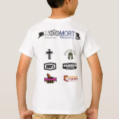 キッズモートトレーニングエンデューロチームシャツ Tシャツ (裏面)