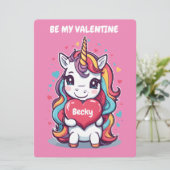 キッズユニコーンバレンタインデー シーズンカード (スタンド正面)