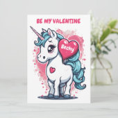 キッズユニコーンバレンタインデー シーズンカード (スタンド正面)
