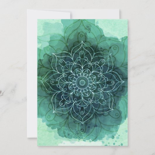 キッズヨガ誕生日パーティーへの招待 招待状 (裏面)