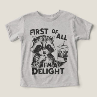 キッズラおもしろいクーンTシャツ