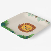 キッズライオンジャングルのテーマパーティー ペーパープレート (傾斜あり)