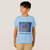 キッズライトティー – ペタルマ回転木馬ホース2 Tシャツ (正面フル)