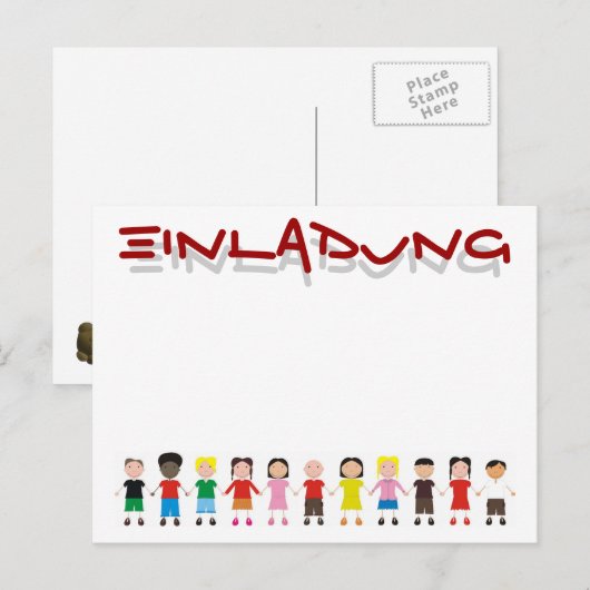 キッズライン ポストカード (正面/裏面)