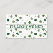 キッズラッキークローバー遊デートモマ連絡イカード コーリングカード (正面)