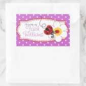 キッズラディバグ本プレートまたはid名ラベルシール 長方形シール (バッグ)