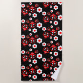 キッズラディバグ ビーチタオル (正面)