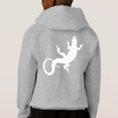 キッズリザードフード付きスウェットシャツキッズフードリザードジャケット (裏面)