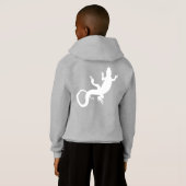 キッズリザードフード付きスウェットシャツキッズフードリザードジャケット (裏面フル)