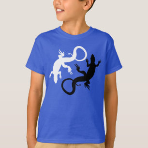 キッズリザードTシャツリザードアクールートシャオーガニックツ Tシャツ