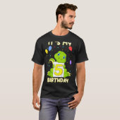 キッズリトルクロコダレアリゲーター5th誕生日マイbir tシャツ (正面フル)