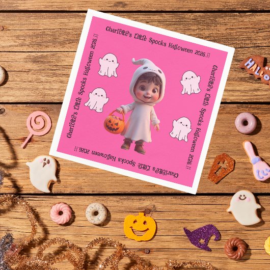 キッズリトルスポックスハローウィンパーティ スタンダードカクテルナプキン