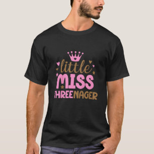 キッズリトル恋しく思スレネガー誕生日幼児ガール Tシャツ