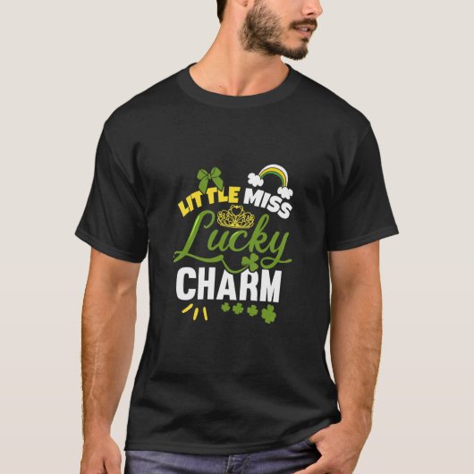 キッズリトル恋しく思ラッキーチャームSt patricks dayToddl Tシャツ (正面)
