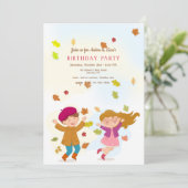 キッズリーフ遊バースデーパーティー 招待状 (スタンド正面)