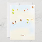 キッズリーフ遊バースデーパーティー 招待状 (裏面)