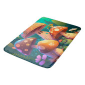 キッズルームに可愛いキノコ バスマット (アングル)