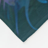 キッズルームに可愛いキノコ フリースブランケット (角)