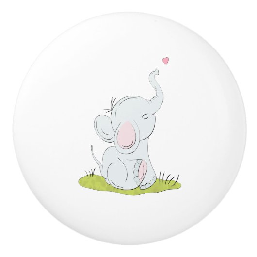 キッズルームドアノブ セラミックノブ (正面)