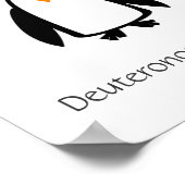 キッズルーム聖なる書物、 経典、神はあなたを愛するペンギン家族 ポスター (角)