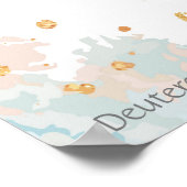 キッズルーム聖なる書物、 経典、神はブルドッグを愛フランスのす ポスター (角)