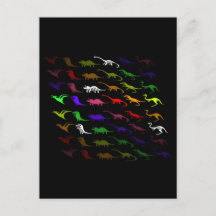 キッズレインボーカッコいいカラフルかわいい恐竜