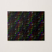 キッズレインボーカッコいいカラフルかわいい恐竜 ジグソーパズル (横)