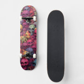 キッズレインボースカルスケートボードバイクレアファーリー スケートボード (正面)