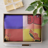 キッズレターティッシュペーパー 薄葉紙 (ギフト)