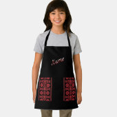 キッズレッドタスリーエプロン エプロン (インサイチュ)