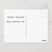 キッズレトロサーカスライオンバレンタイン ポストカード (裏面)