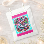 キッズレトロローラースケートで滑るパーティーフェイトバッグ フェイバーバッグ (クリップ留めされた状態)