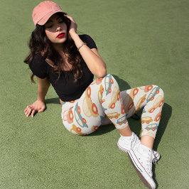 キッズレトロ車 カプリレギンス