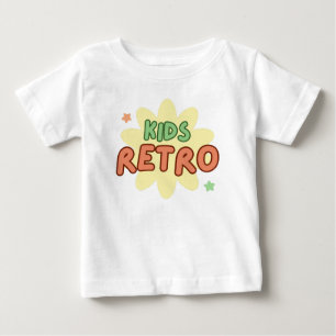 キッズレトロ ベビーTシャツ