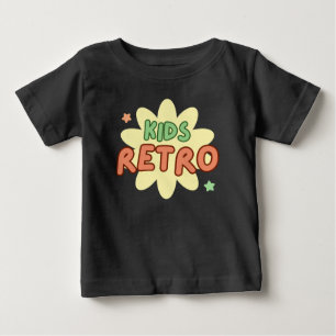 キッズレトロ ベビーTシャツ