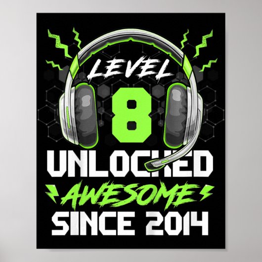 キッズレベル8 2014 8素晴らし誕生以降のロック解除 ポスター (正面)