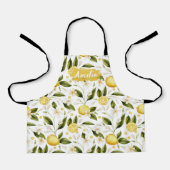 キッズレモパーソナライズされたンエプロン調理師ベーキングBBQ エプロン (正面)