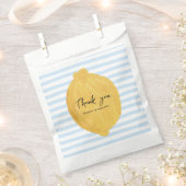 キッズレモンシトラスパーティーフェイバーバッグ フェイバーバッグ (クリップ留めされた状態)